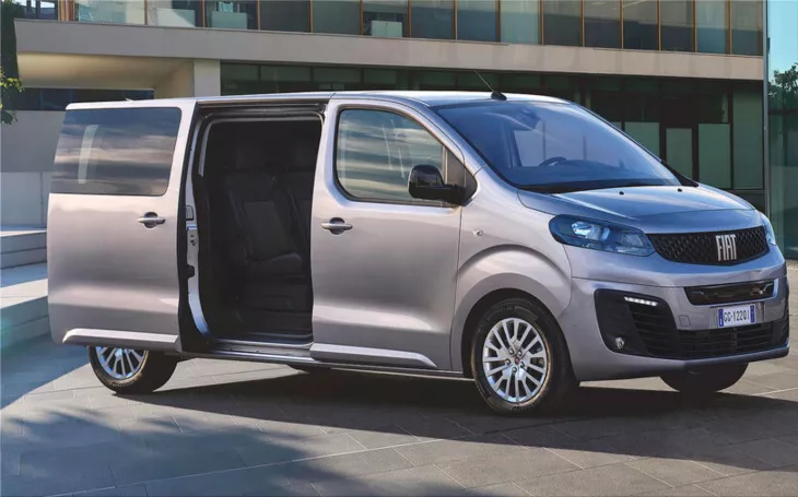 The new Fiat Scudo electric minivan from 45,000 euros