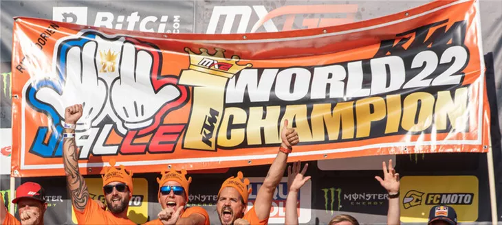 KTM has won the 14th MX2 World Championship