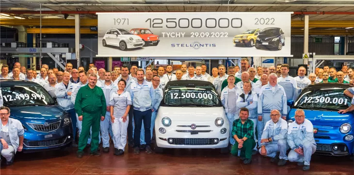 Stellantis plant in Poland is happy to announce the completion of 12,500,000 cars
