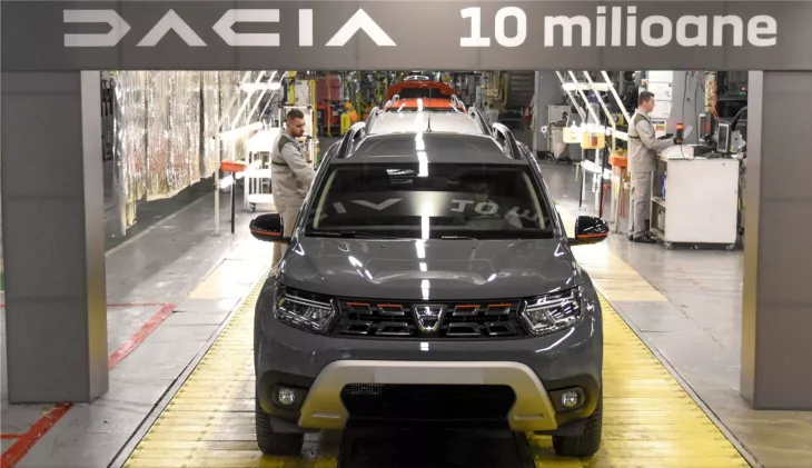 Dacia produced the car with the number 10 million