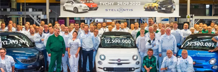 Stellantis plant in Poland is happy to announce the completion of 12,500,000 cars